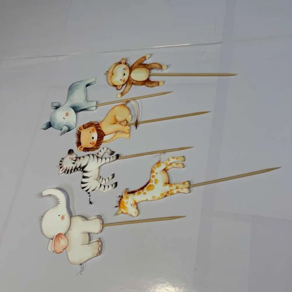 New Baby Animals Cake Topper - Picture 2 of 5